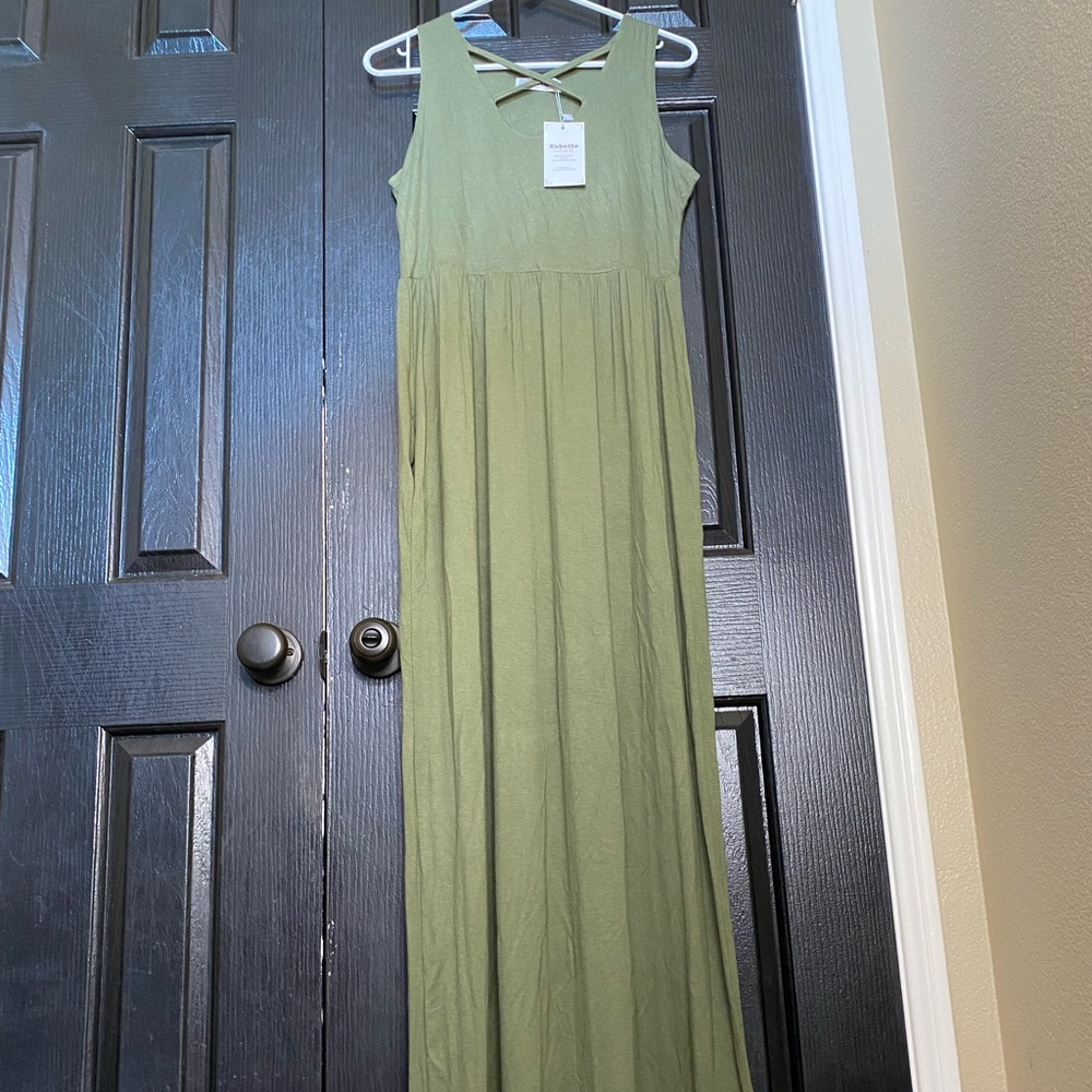 Long Green Dress